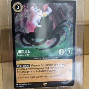 Disney Lorcana Ursula - Deceiver of All 190/204 NM